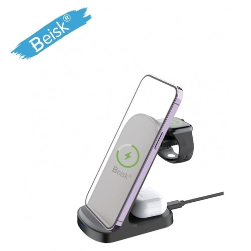 3-in-1 Wireless Charger, Fast Charging Station for iPhone